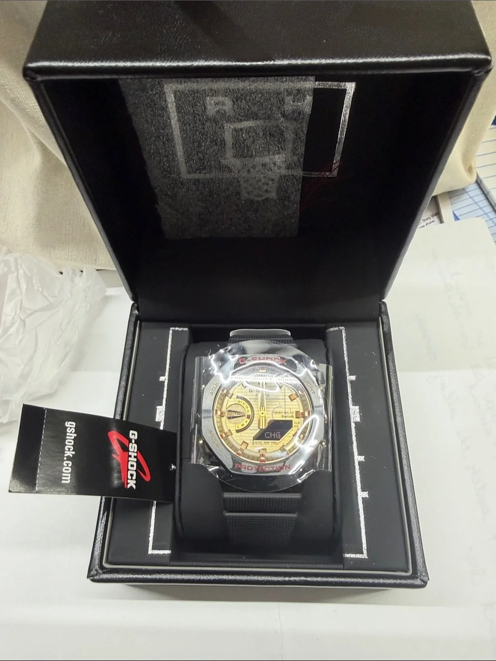 G Shock Casino Black and Gold GB M2100RH-1A 5729